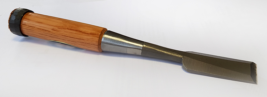 XiBany Ciseau semi-circulaire Ciseau rond Ciseaux à bois Ciseau à découper  Outils de travail du bois 6mm-24mm (Size : 24mm, Color : 1PC - B handle)