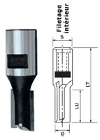 Mèche à mortaiser Diamètre 6 à droite LU 50 LT110 - Vente outillage bois -  FTFI