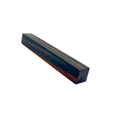 Carrelet d'Ebène de Macassar 20 x 20 x 150mm pour stylo.