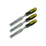 Jeu de 3 Ciseaux à bois Stanley Fatmax 10-15-20 mm – Image 2