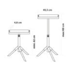 Servante d’atelier à rouleau LEMAN – Hauteur réglable – Image 2
