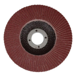 Disque à lamelles corindon bombé bois et métal Ø 115 x 22,23 mm grain 60 - LEMAN