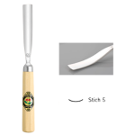 Gouge coudée arrière modèle 3114 Kirschen coupe n°5 largeur 16 mm