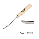 Gouge courbée modèle 3118 Kirschen coupe n°9 largeur 40 mm
