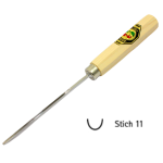 Gouge droite à rainer Kirschen modèle 3147 coupe n°11 largeur 1,5 mm