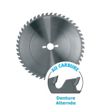 Lame débit et de mise à format
diam 250 ep 3,2 AL30 Z40 - Isocele