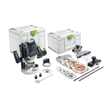 Défonceuse OF 2200 EB-Set en coffret systainer + coffret accessoires Festool