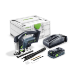 Scie sauteuse sans fil CARVEX PSBC 420 HPC 4,0 EBI-Plus - Festool