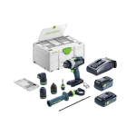 Perceuse-visseuse à percussion sans fil QUADRIVE TPC 18/4 5,0/4,0 I-Set/XL - Festool