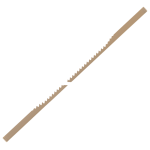 Etui de 12 lames de scie à chantourner PEGAS pour métal " Metal Cutting " N° 2