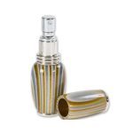 Atomiseur de parfum standard 1 coté plat et 1 coté bombé chromé