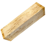Carrelet de bois de bouleau madré 40 x 40 x 200mm