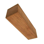 Carrelet de bois de Bubinga 65 x 65 x 200mm Guibourtia demeusei - Stock pré-convention