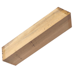 Carrelet de bois d'Ebène du Laos BLANC 50 x 50 x 200mm