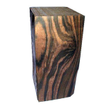 Carrelet de bois d'Ebène de Macassar 50 x 50 x 200mm