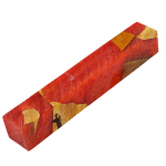 Carrelet hybride résine et loupe d'érable stabilisée 20 x 20 x 130 mm orange / jaune
Attention quantité limitée