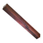 Carrelet d'Ebène de Macassar 20 x 20 x 150mm pour stylo.