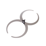 Compas à calibrer double épaisseur.