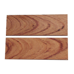 Paire de plaquettes en Bubinga 6 x 40 x 120mmGuibourtia demeusei - Stock pré-convention