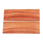 Paire de plaquettes en Bois de Rose 6 x 40 x 120mm