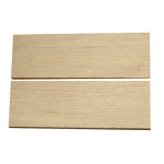 Paire de plaquettes en Charme 6 x 40 x 120mm