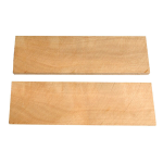 Paire de plaquettes en Cormier 6 x 40 x 120mm