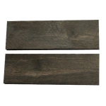 Paire de plaquettes en Ebène du Gabon 6 x 40 x 120mm