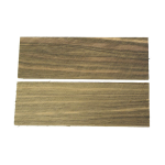 Paire de plaquettes en Ebène de Macassar 6 x 40 x 120mm