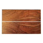 Paire de plaquettes en Palissandre du Honduras
6 x 40 x 120mm - Dalbergia Stevensonii - Stock pré-convention