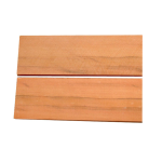 Paire de plaquettes en Péroba 6 x 40 x 120mm