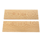 Paire de plaquettes en Platane 6 x 40 x 120mm
