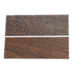 Paire de plaquettes en Wengué 6 x 40 x 120mm
