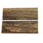 Paire de plaquettes en Ziricote 6 x 40 x 120mm