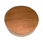 Disque de Bubinga diamètre 150 x 65mm Guibourtia demeusei - Stock pré-convention