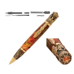 Mécanisme de stylo à bille gamme Phoenix, modèle GinnyFinition laiton antique