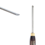 Outils à profiler cunéiforme 10mm Hamlet HCT136 en HSS M2 avec manche long 250mm.