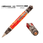 Mécanisme de stylo à bille gamme Phoenix, modèle Hermione Finition étain antique.