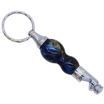 Porte-clés décapsuleur chromé