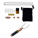 Kit collier / pendentif diffuseurs d'huiles essentielles - CUIVRE