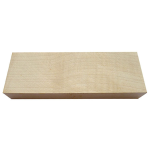 Ebauche de manche en érable onde 120 x 42 x 16mm