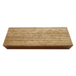 Ebauche de manche en zébrano 120 x 42 x 16mm