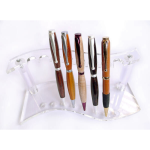 Présentoir polycarbonate pour 8 stylos en position verticale