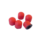 Lot de 5 embouts caoutchouc rouge de rechange pour stylos ou stylets tactiles