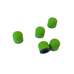 Lot de 5 embouts caoutchouc vert de rechange pour stylos ou stylets tactiles