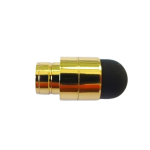 Embout complet doré avec caoutchouc pour tube de 7mm