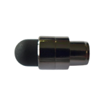 Embout complet Gun métal avec caoutchouc pour tube de 7mm