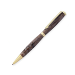 Mécanisme de stylo à bille 7mm "Axelle" - Doré satin.