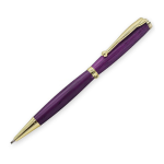 Mécanisme fileté de stylo à bille 8 mm doré Zoé