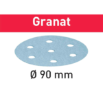 Abrasifs Granat Stickfix diam 90mm Grain 280 boite de 100
