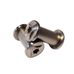 Pivot 1/4 avec vis titane et corps inox